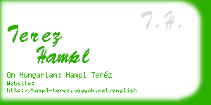 terez hampl business card
